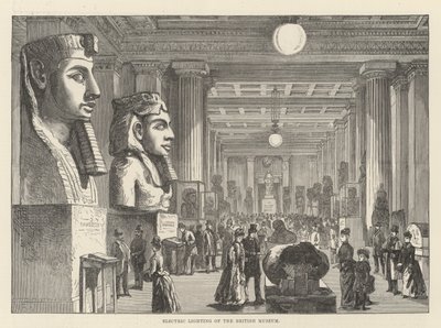 Éclairage électrique du British Museum - Frank Watkins