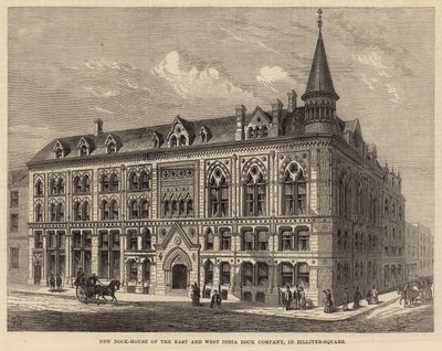 Nouvelle maison des docks de la East and West India Dock Company à Billiter Square - Frank Watkins