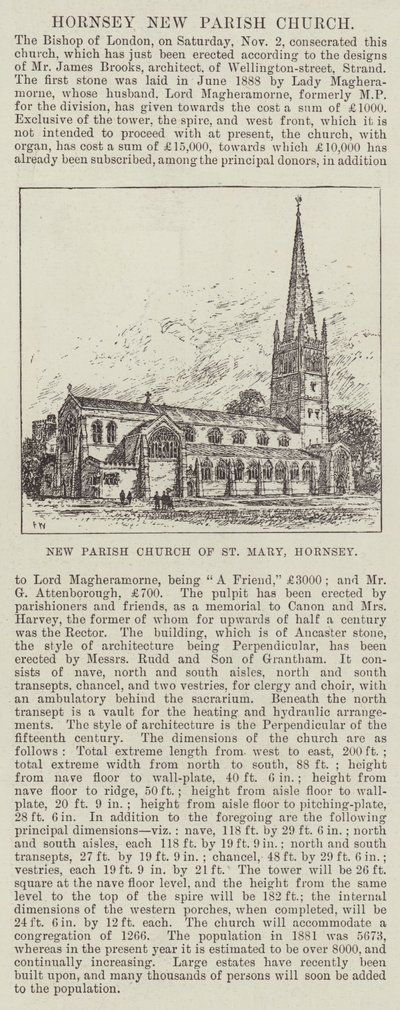Nouvelle Église Paroissiale de Sainte Marie, Hornsey - Frank Watkins