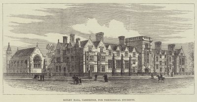Ridley Hall, Cambridge, pour les étudiants en théologie - Frank Watkins