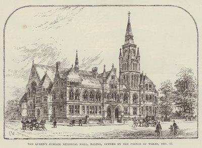 Le Hall commémoratif du Jubilé de la Reine, Ealing, inauguré par le Prince de Galles, 15 décembre - Frank Watkins