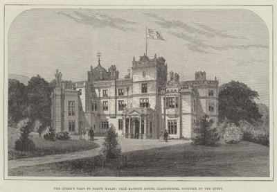 La visite de la reine au nord du Pays de Galles, Pale Mansion House, Llandderfel, occupée par la reine - Frank Watkins