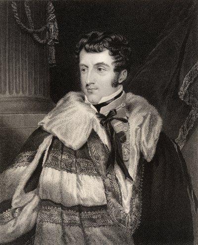 Charles Gordon Lennox, 5e duc de Richmond, gravé par H. Cook de 