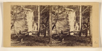 Collines et vallons de la Nouvelle-Angleterre. A Springfield, Vermont. Le petit Niagara de Tower... La chute totale est de près de 60 pieds. - Franklin Benjamin Gage