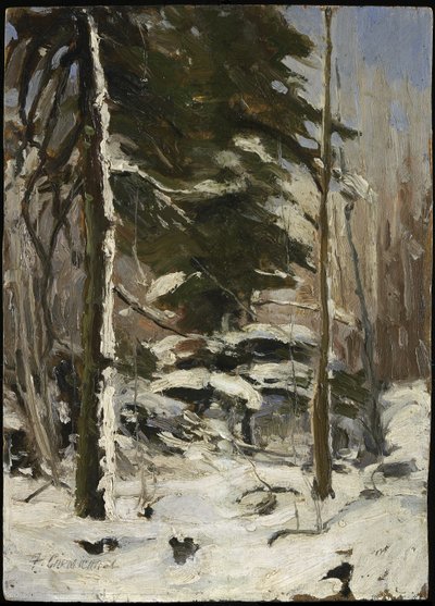 Bord du bois, vers 1914 - Franklin Carmichael