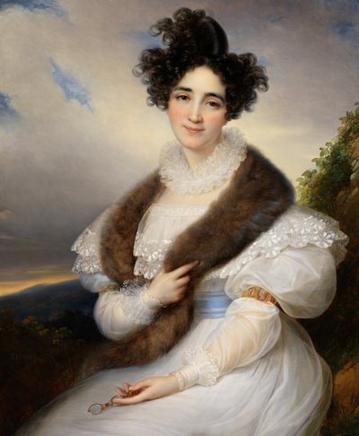 Portrait de Marie-Josephine Lafont-Porcher - François Joseph Kinsoen
