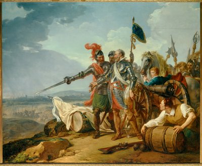 Guerre de Religion : Le roi Henri IV apportant des vivres à Paris en août 1590 - François André Vincent