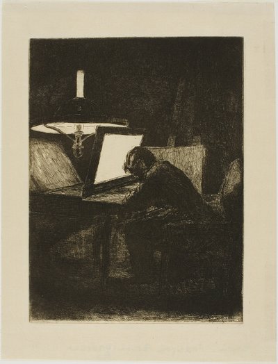 Gravure de François Bonvin - François Bonvin