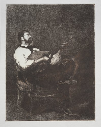 Joueur de guitare - François Bonvin