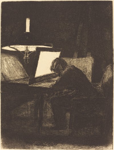 Le Graveur - François Bonvin