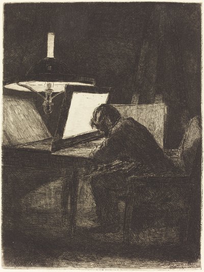 Le Graveur - François Bonvin
