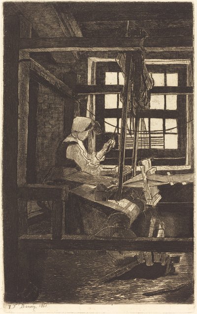 La Tisserande - François Bonvin