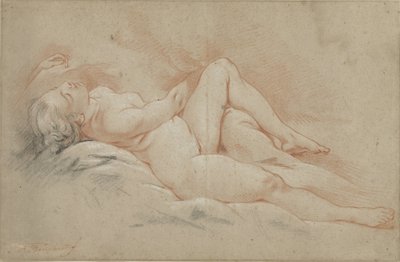 Femme nue allongée sur le dos - François Boucher