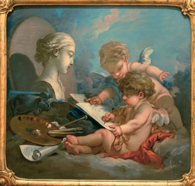 Allégorie de la peinture - François Boucher