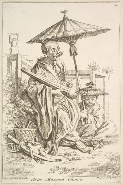 Un autre musicien chinois - François Boucher