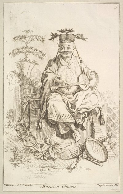 Musicien chinois, 1738-45 - François Boucher