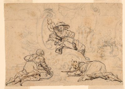 Dessins pour ornement de chinoiserie - François Boucher