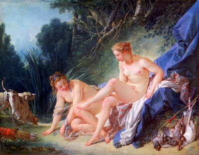 Diane sortant de son bain, 1742 - François Boucher