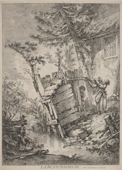 La blanchisseuse - François Boucher