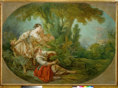 L’appeau, dit L’oiseau pris dans les filets - François Boucher