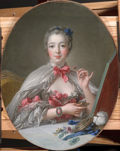 Madame de Pompadour à sa toilette, vers 1760 - François Boucher