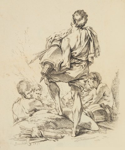 Nouveau livre de diverses figures - François Boucher