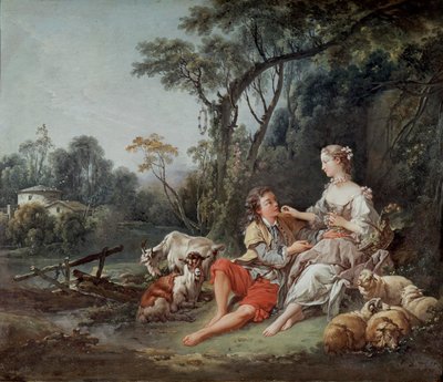 Pense-t-il aux raisins?, 1747 - François Boucher