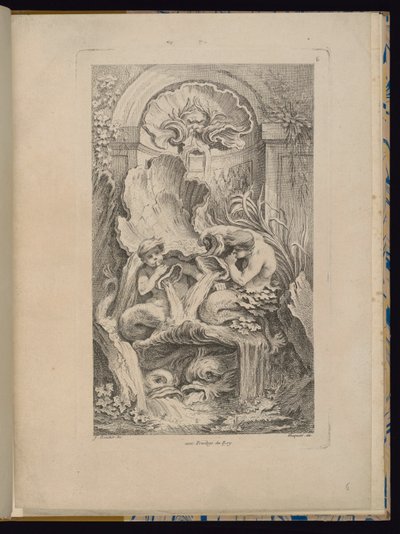 Planche 6, Recueil de Fontaines - François Boucher