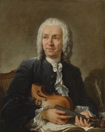 Portrait du compositeur Francesco Geminiani 1687-1762 - François Boucher
