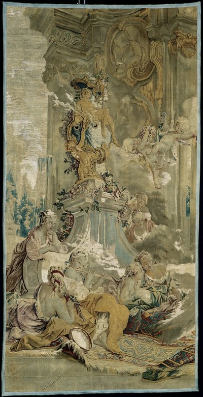 Entrée de Psyché dans le palais de Cupidon [fragment gauche], extrait de L