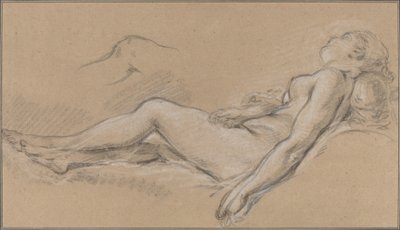 Nymphe allongée - François Boucher