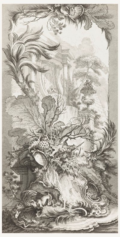 Rocaille (design rococo), dans Nouveaux morceaux pour des paravents - François Boucher