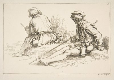 Feuille de croquis, 1753 - François Boucher