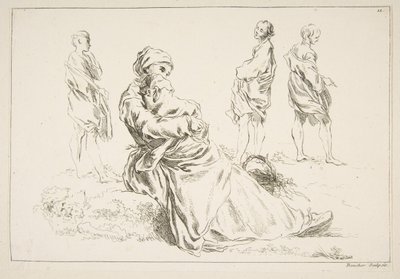 Feuille de croquis, 1753 - François Boucher