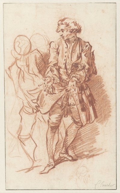 Étude pour La Flèche fouillée par Harpagon (illustration de L
