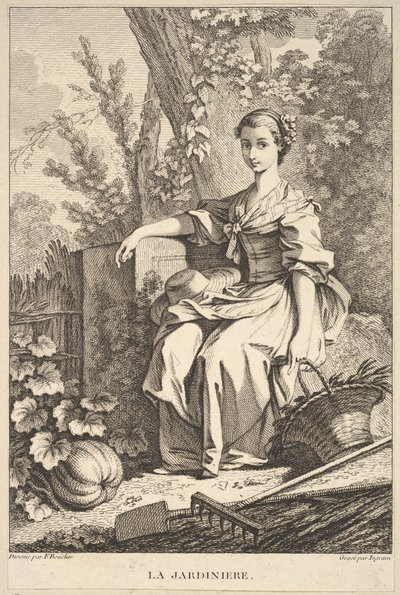 Le jardinier, 1741-63 - François Boucher