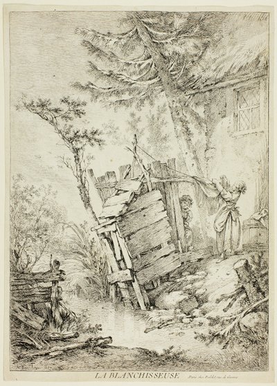 La Blanchisseuse - François Boucher