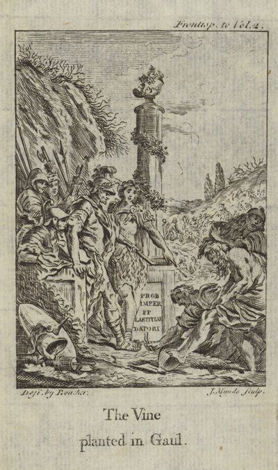La vigne plantée en Gaule - François Boucher