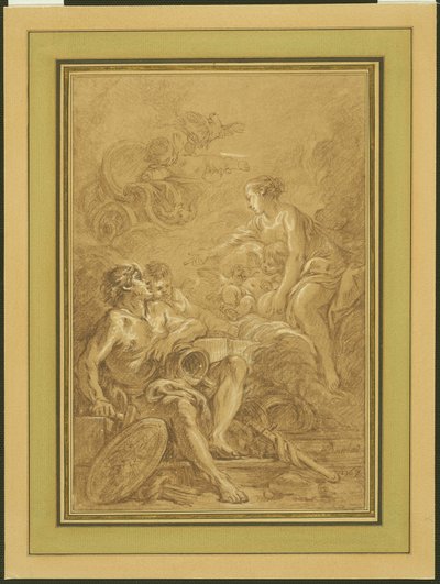 Vénus commande à Vulcain de fabriquer des armes pour Énée - François Boucher