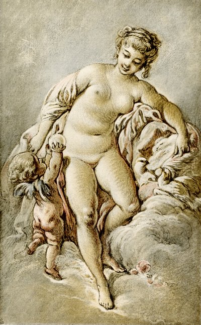 Vénus avec les pigeons - François Boucher