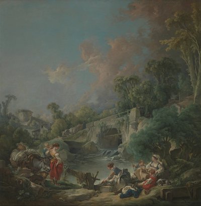 Les Lavandières - François Boucher