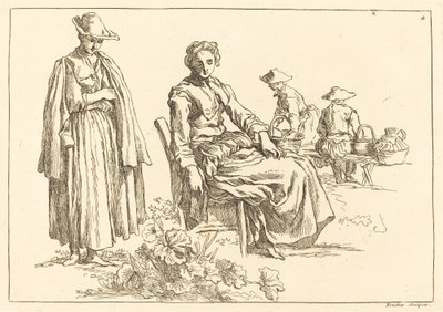 Figures dans un paysage - François Boucher after Abraham Bloemaert