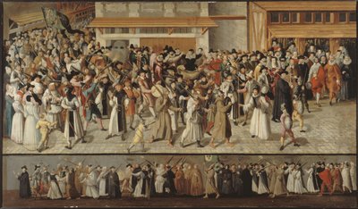 Procession de la Sainte Ligue dans les rues de Paris, vers 1590 - François Bunel the Younger