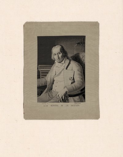 Portrait de Joseph Marie Jacquard (1752-1834) - François Carquillat