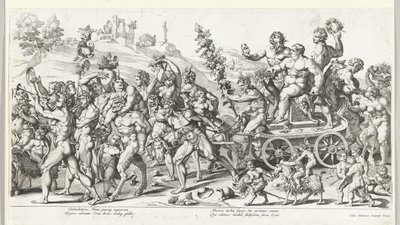 Triomphe de Bacchus, partie droite - François Chauveau (attributed to)