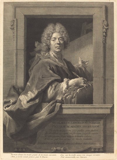 Nicolas de Largillière - François Chereau I after Nicolas de Largillierre