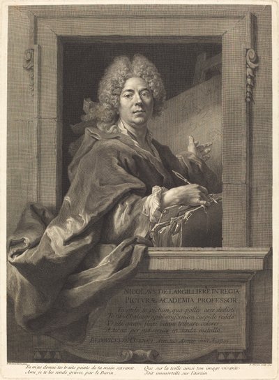 Nicolas de Largillière - François Chereau I after Nicolas de Largillierre