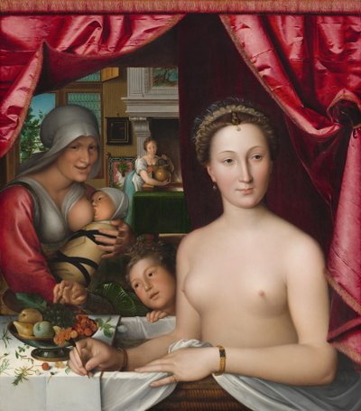 Une dame dans son bain - François Clouet