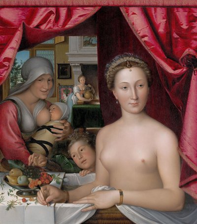 Une dame dans son bain - François Clouet