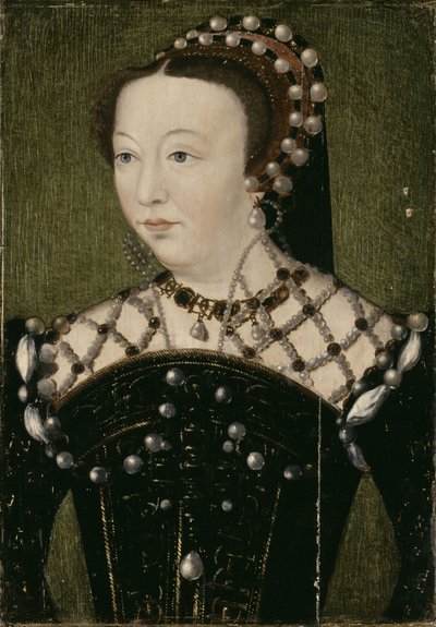 Portrait de Catherine de Médicis 1519-1589, ca. 1575 - François Clouet
